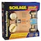 Schlage Schlage Georgian Bright Brass Deadbolt and Entry Door Knob 1-3/4 in. FB50NVGEO505 - alternate 1